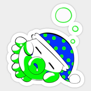 Sleepy Tako - Alt palette Sticker